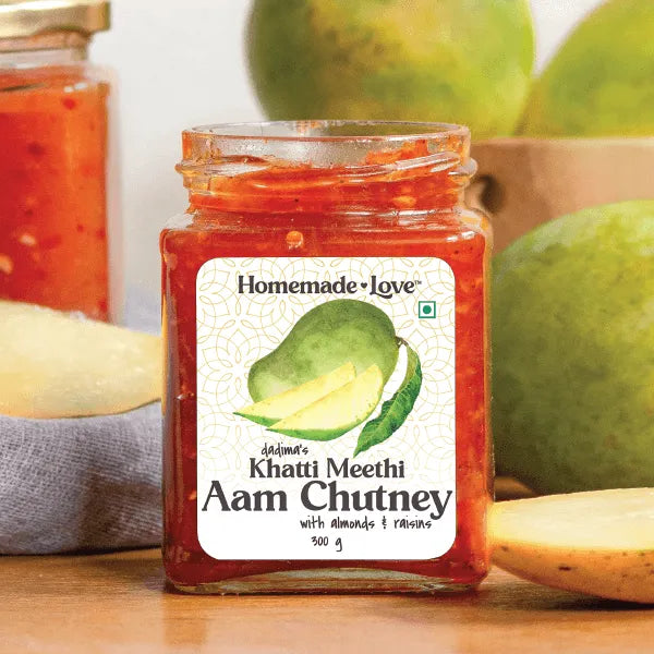 Khatti Meethi Aam Chutney - Homemade Love