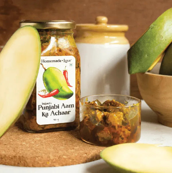 Punjabi Mango Pickle - Homemade Love