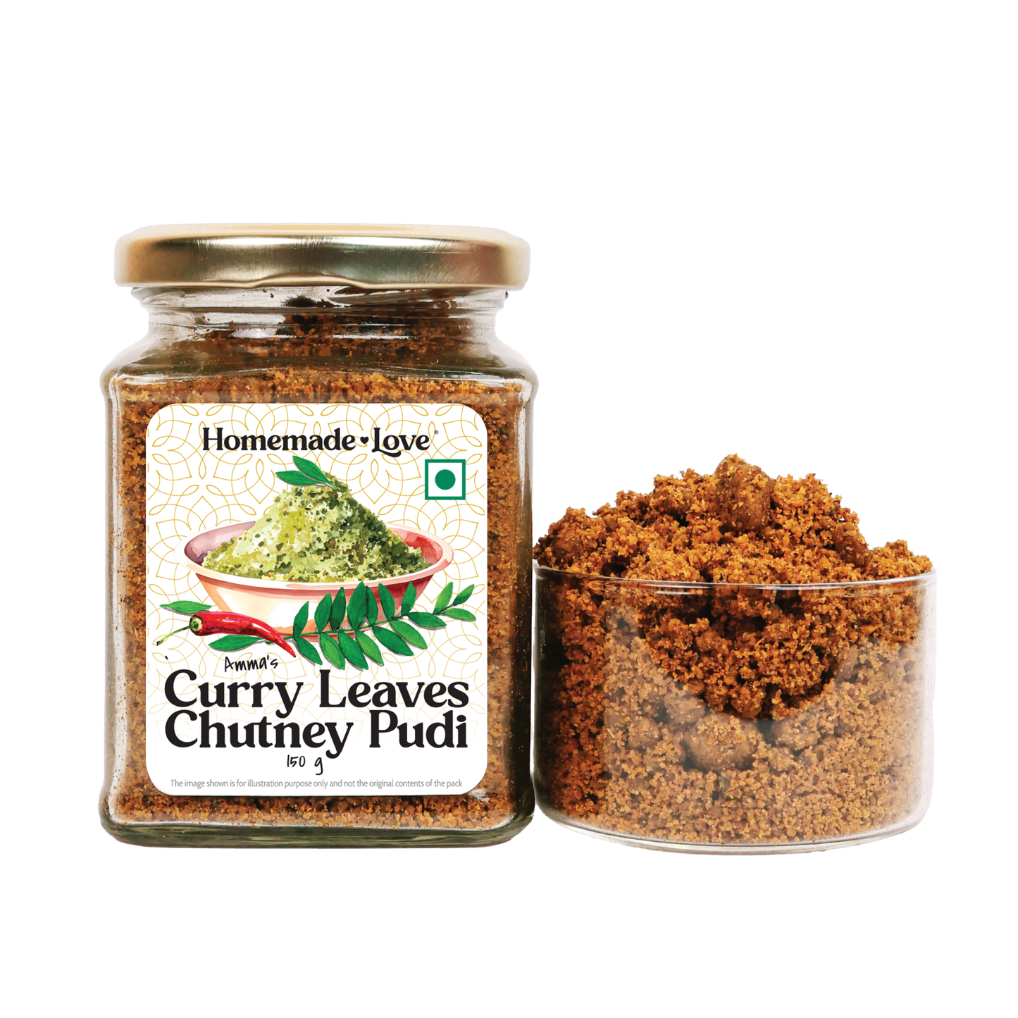 Curry Leaves Chutney Pudi