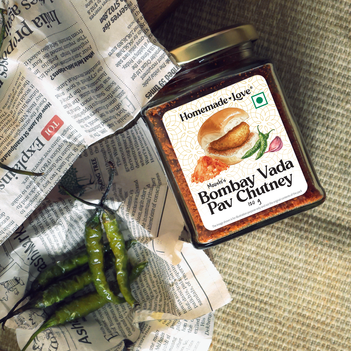 Bombay Vada Pav Chutney