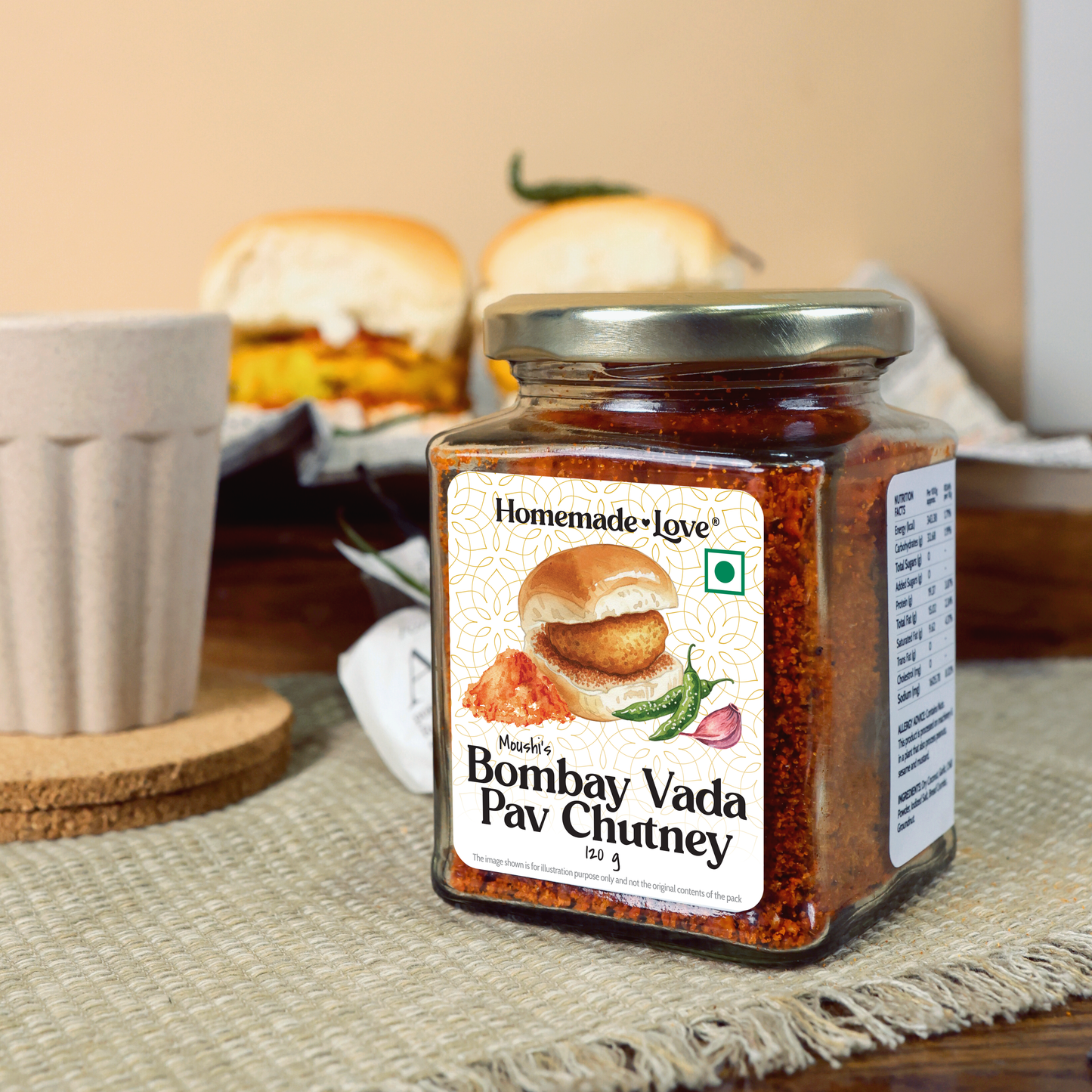 Bombay Vada Pav Chutney