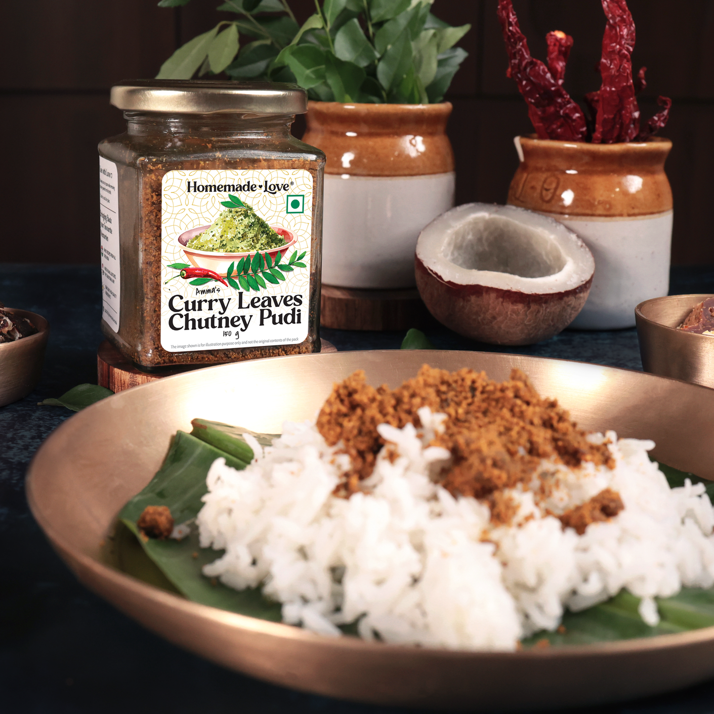 Curry Leaves Chutney Pudi