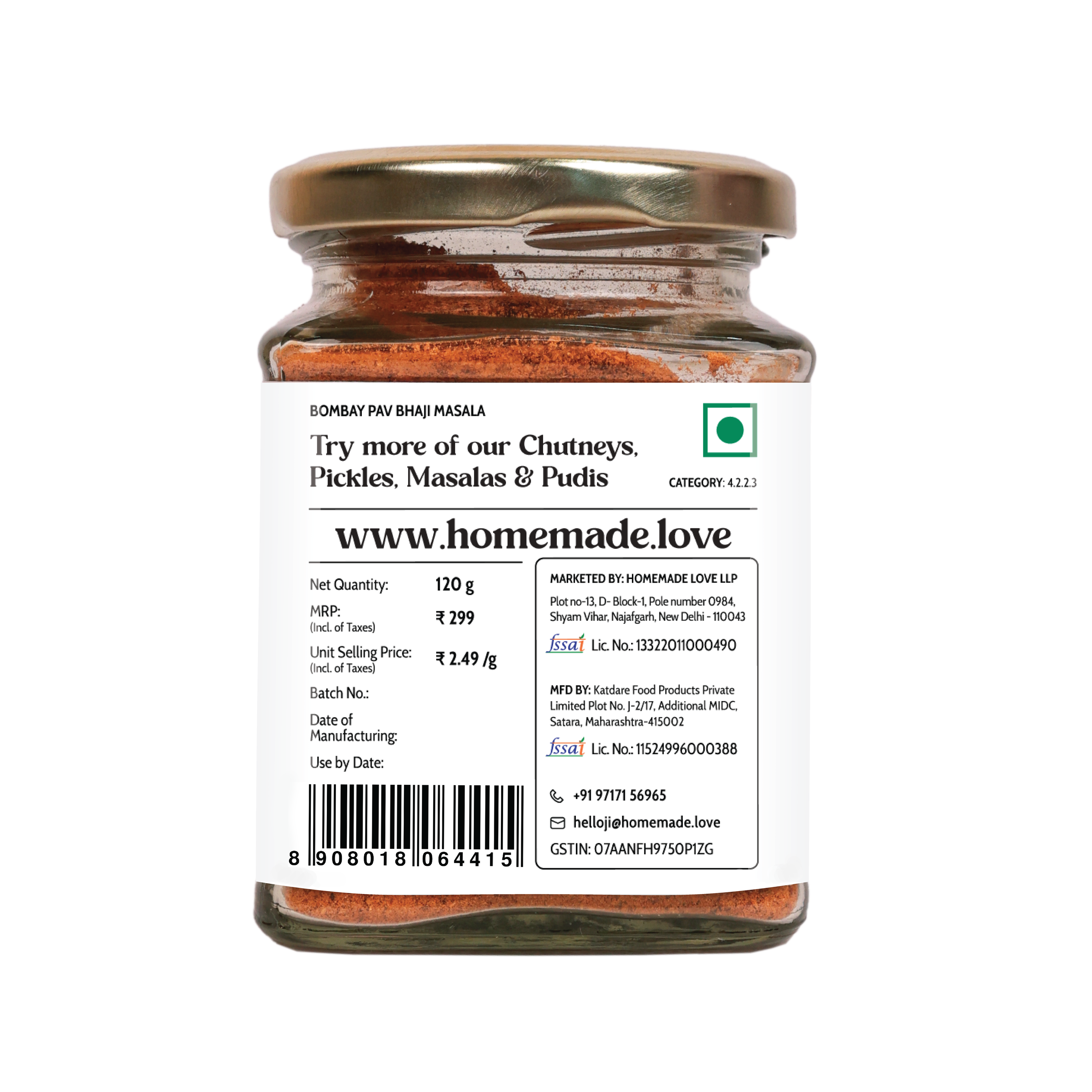 Bombay Pav Bhaji Masala