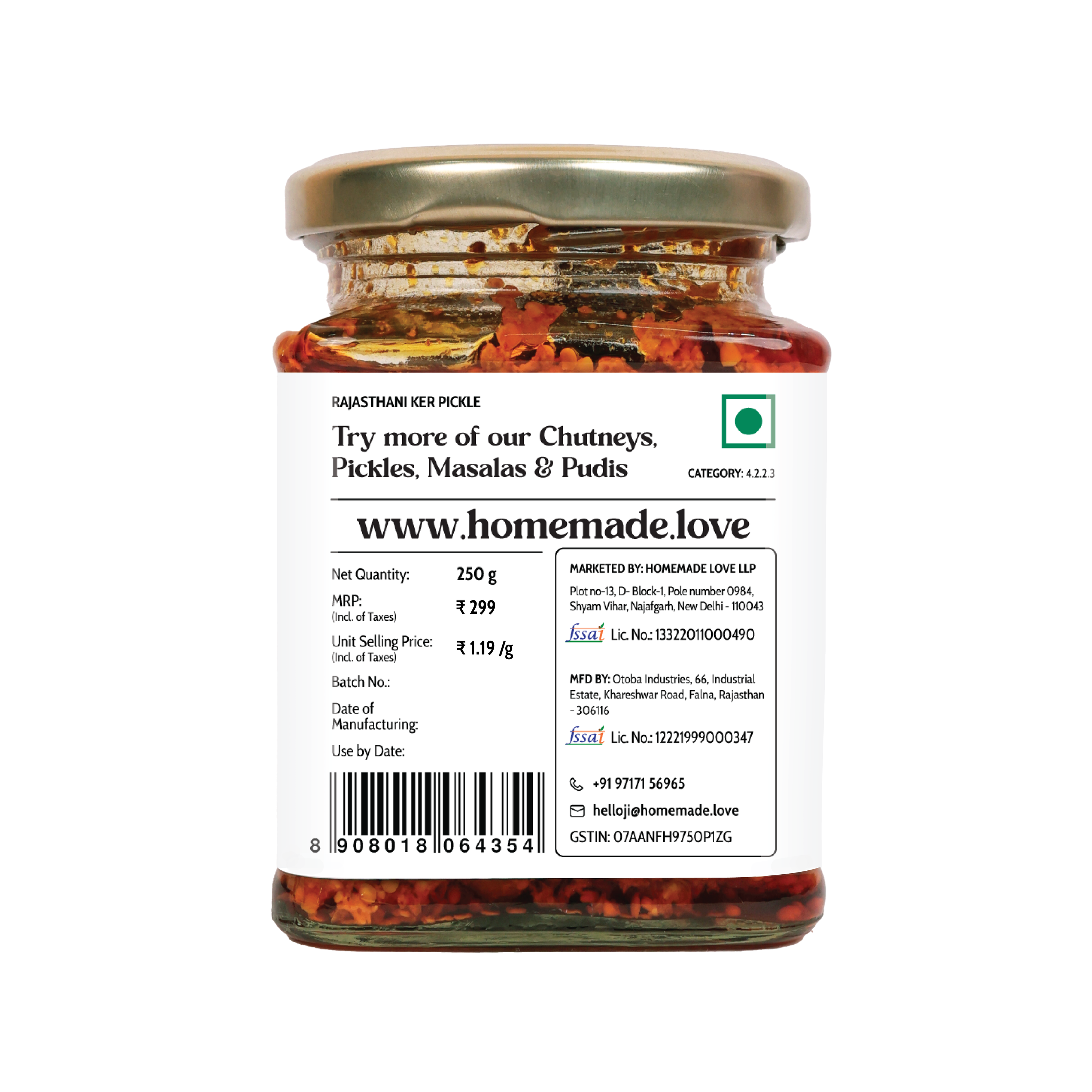 Rajasthani Ker Pickle