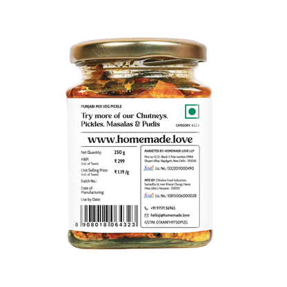 Punjabi Mix veg Pickle
