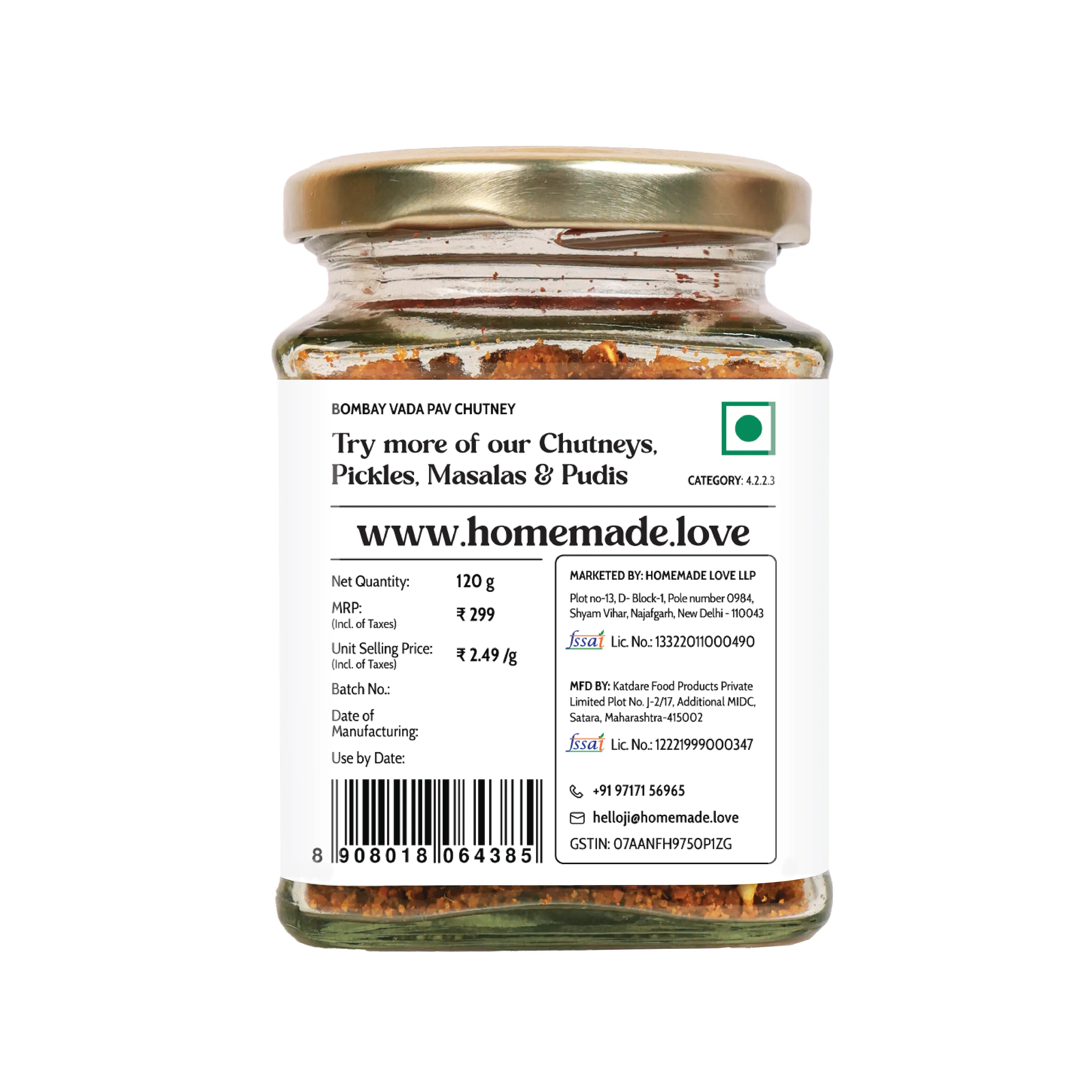 Bombay Vada Pav Chutney