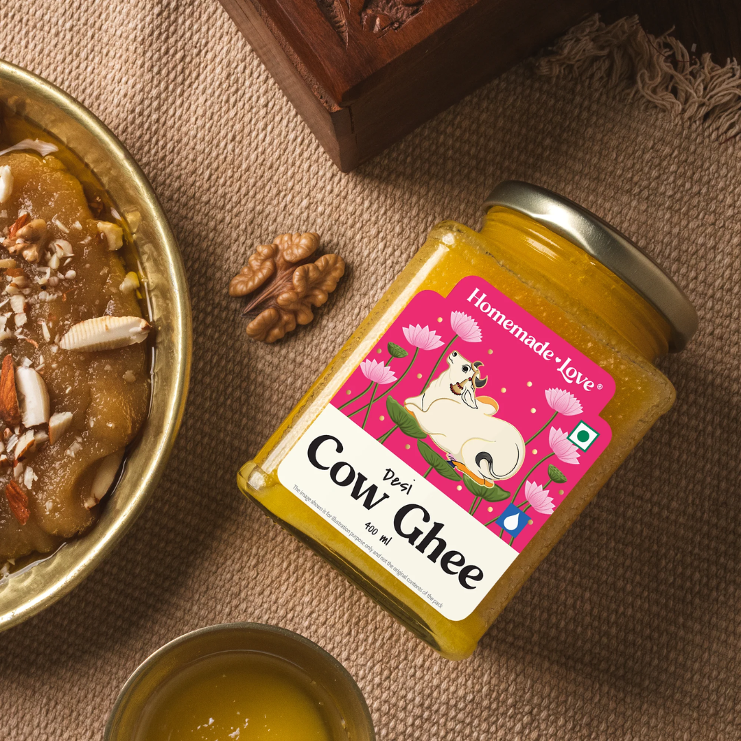 Festive Gift Box 01 - Desi Cow Ghee & Raw Honey