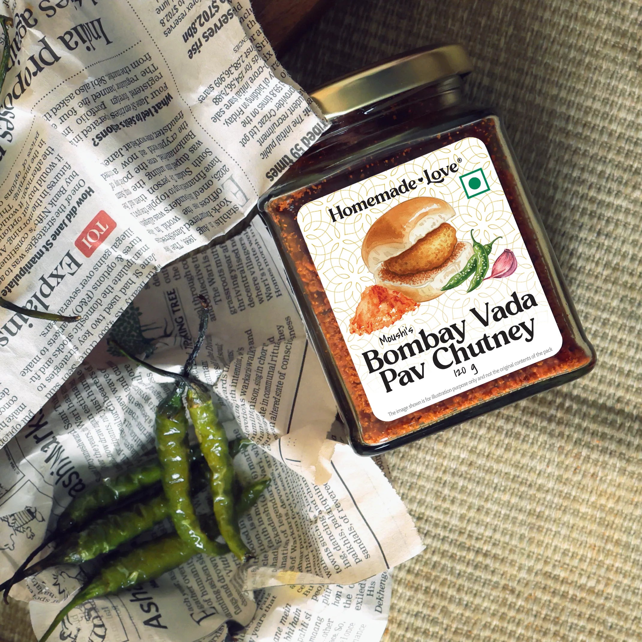 Bombay Vada Pav Chutney
