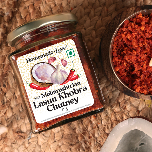 Maharashtrian Lasun Khobra Chutney