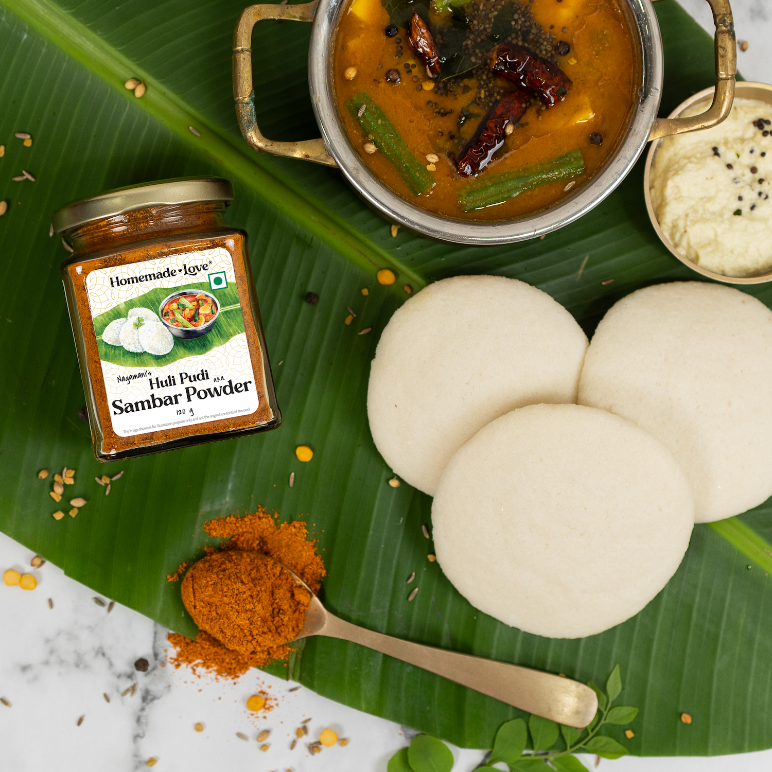 Sambar Powder - Huli Pudi